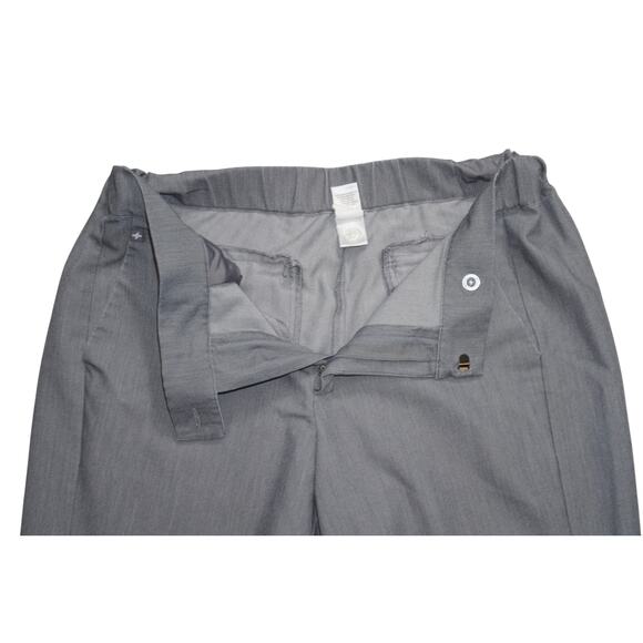 FIGS Technical Collection Scrub Set Gray V-Neck Top Pants Size M Medical Uniform - Picture 8 of 11